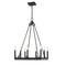 Z-Lite Barclay 8 Light Chandelier, Matte Black 482S-8-20MB - alternate 3